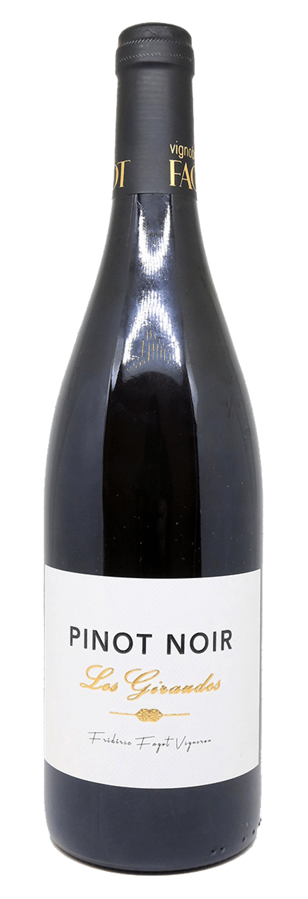 Bottle Pinot noir Les Giraudes from Vignoble Fagot