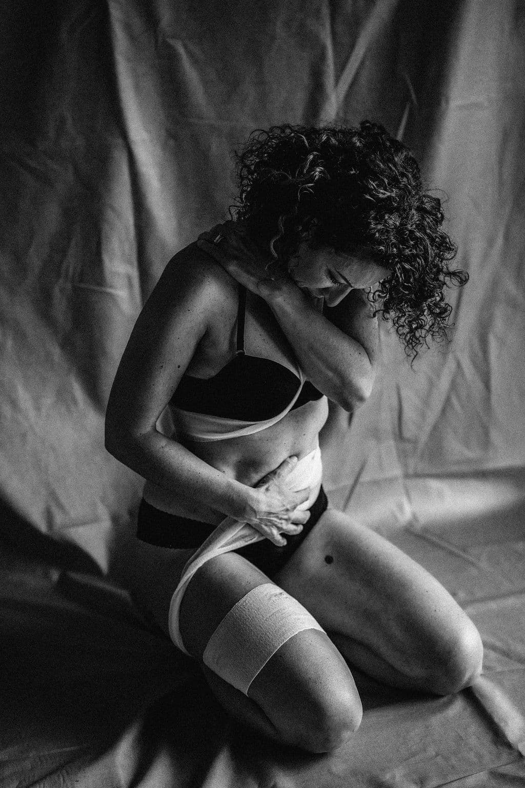 Femme vivant avec l'endométriose