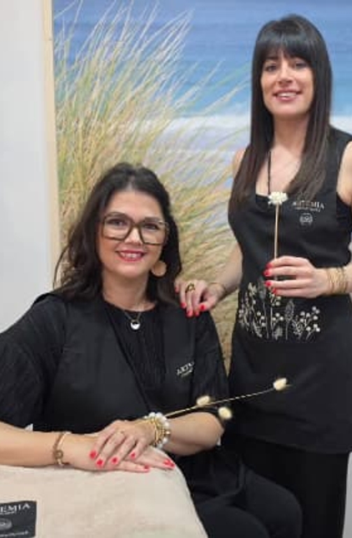 Marina et Amelie, fondatrices de l'institut Terre de Beaute a Venansault