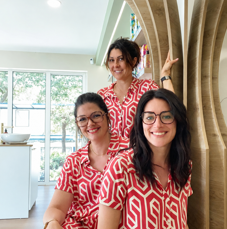 L'equipe de l'institut Terre de Beaute a Venansault : Marina, Amelie, Elora et Julie