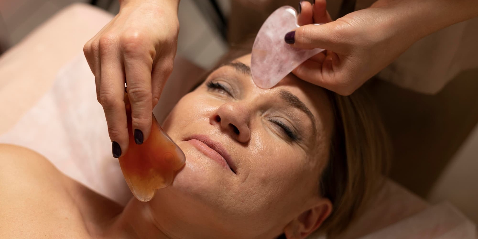 Séance de Head Spa, massage crânien japonais sous arceau d'eau à l'institut Terre de Beauté à Venansault