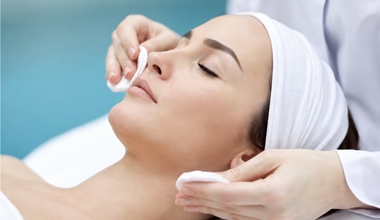 Soin du visage Ambre Bleu Organics Bio a l'institut Terre de Beaute a Venansault