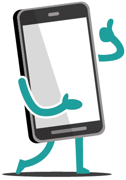 Mascotte téléphone de Phone Occaz