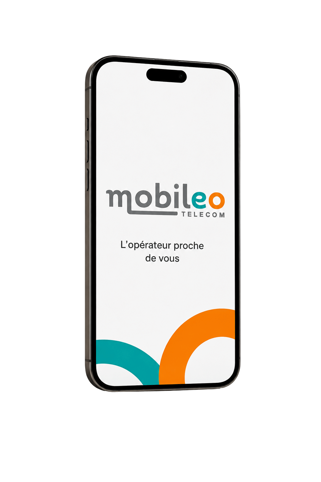 Téléphone affichant l'opérateur Mobileo Telecom