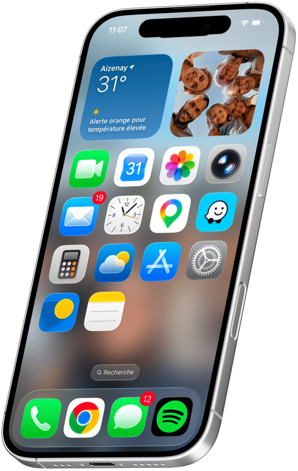 Smartphone avec les données d'un client, transférées ou effacées chez Phone Occaz