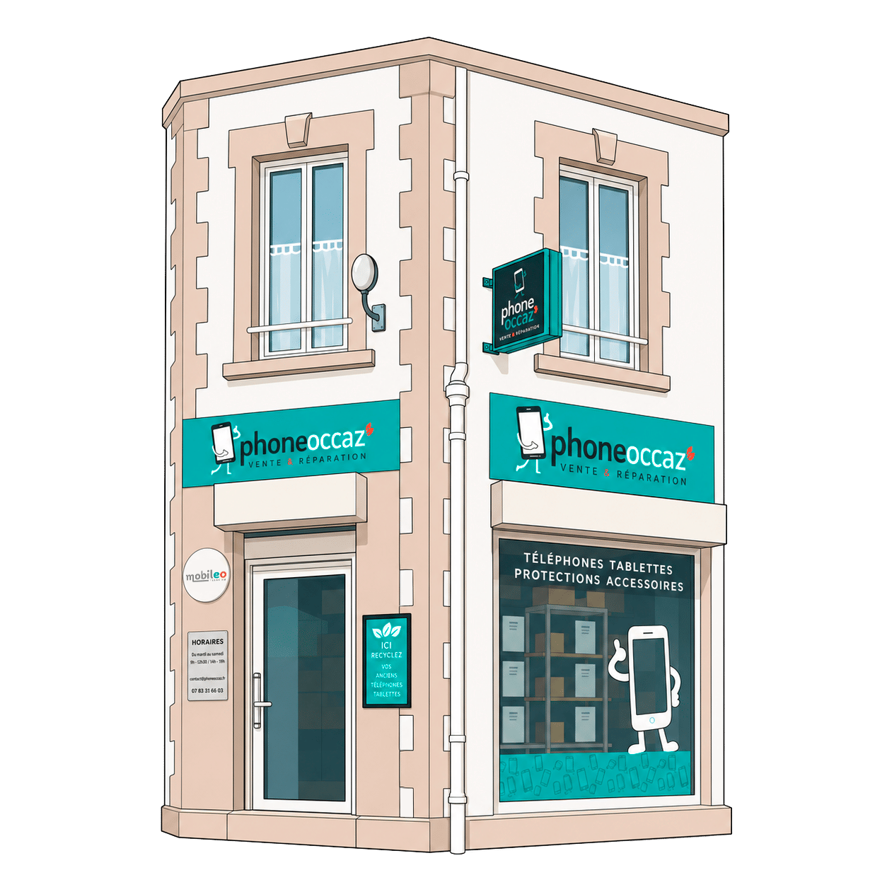 Illustration de la boutique Phone Occaz, 5 rue du Maréchal Foch à Aizenay