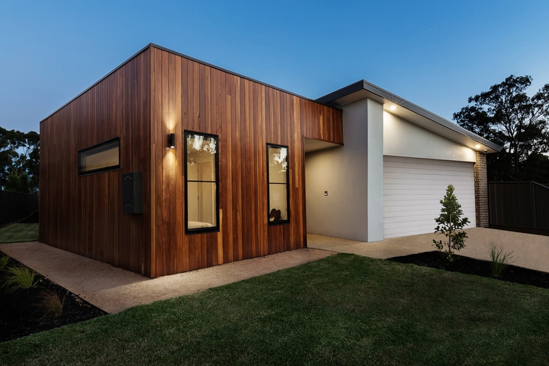 Maison prolongée par une extension de plain-pied en ossature bois