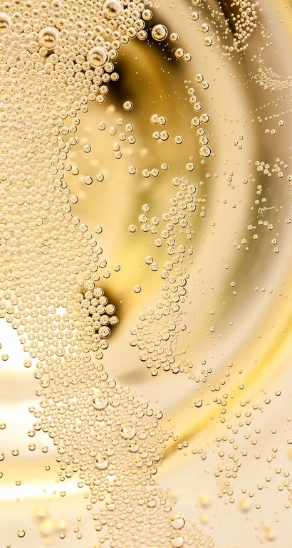 Bulles fines de Bulles de Phénomène, pétillant sans alcool