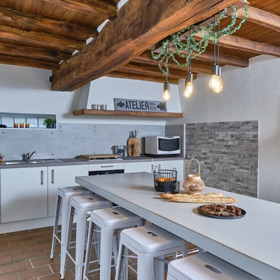 Cuisine du grand gîte de groupe CapKala