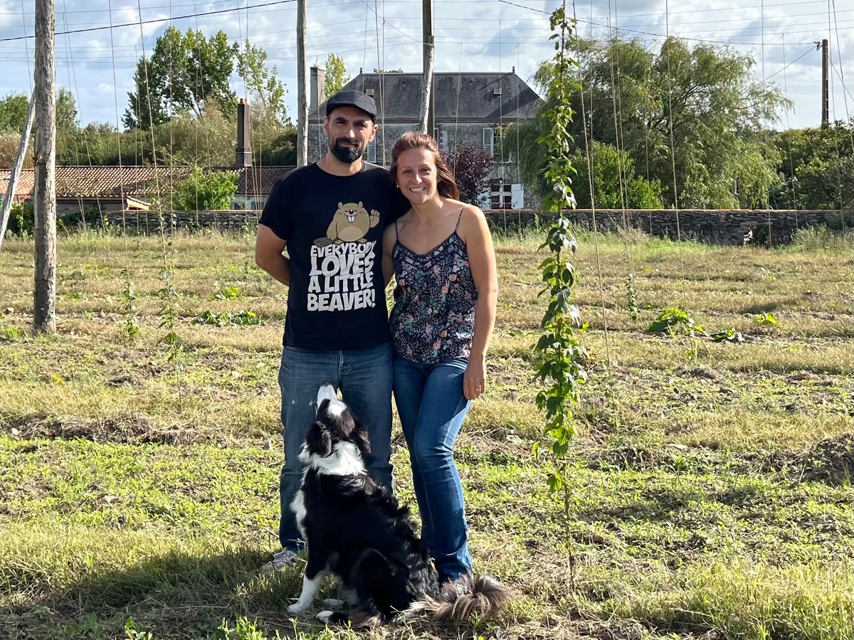Carine et Claudio du domaine de la Houblette