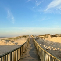 Arrivée sur une plage
