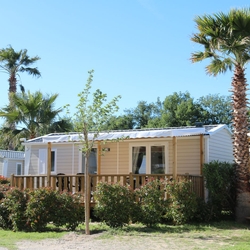 Mobil home dans un camping en vendée