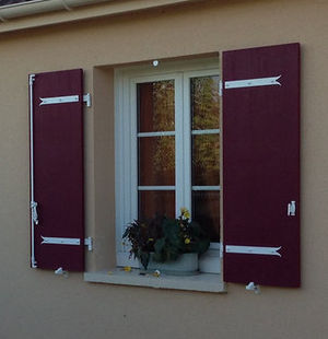Volet penture et contrepenture