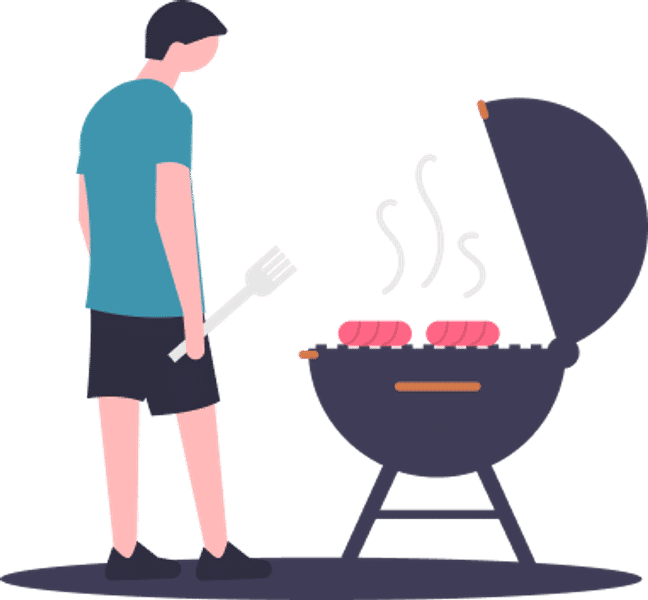 Barbecue extérieur gîte
