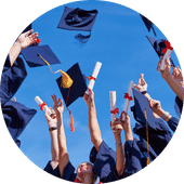 Graduation en fin d’année scolaire (si fin de cycle)