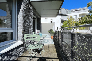 Terrasse aménagée dans appartement à vendre à Nantes 44