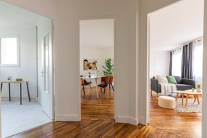 Home staging distribution pièces appartement à vendre à Nantes