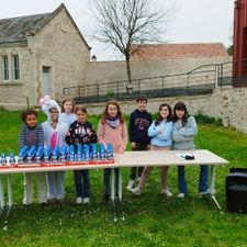 Préparation d'un atelier au conseil des jeunes