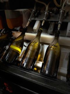Dégorgement de bouteilles