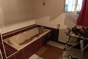 Baignoire à retirer
