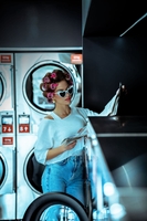 séance photo originale portrait de femme vendée